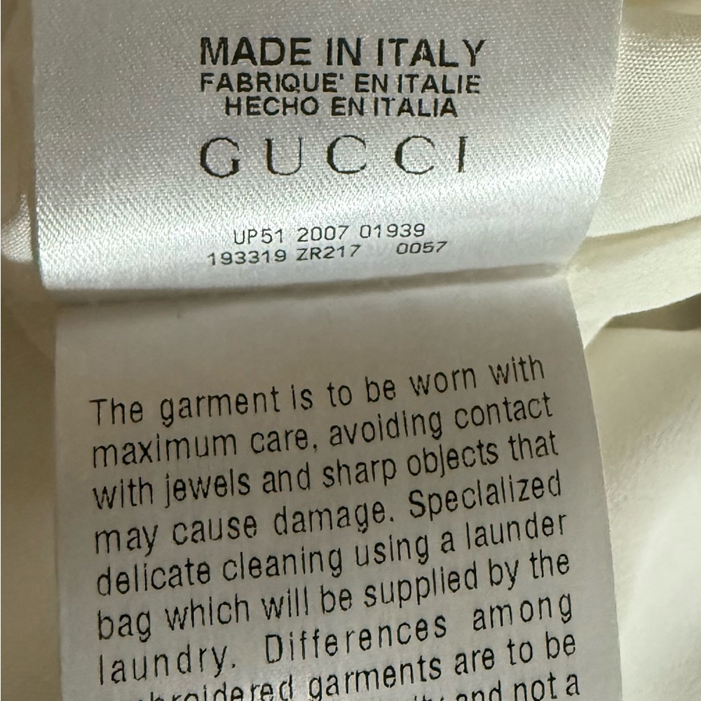 Gucci Black and White Designer Garment - Picture 5 of 5